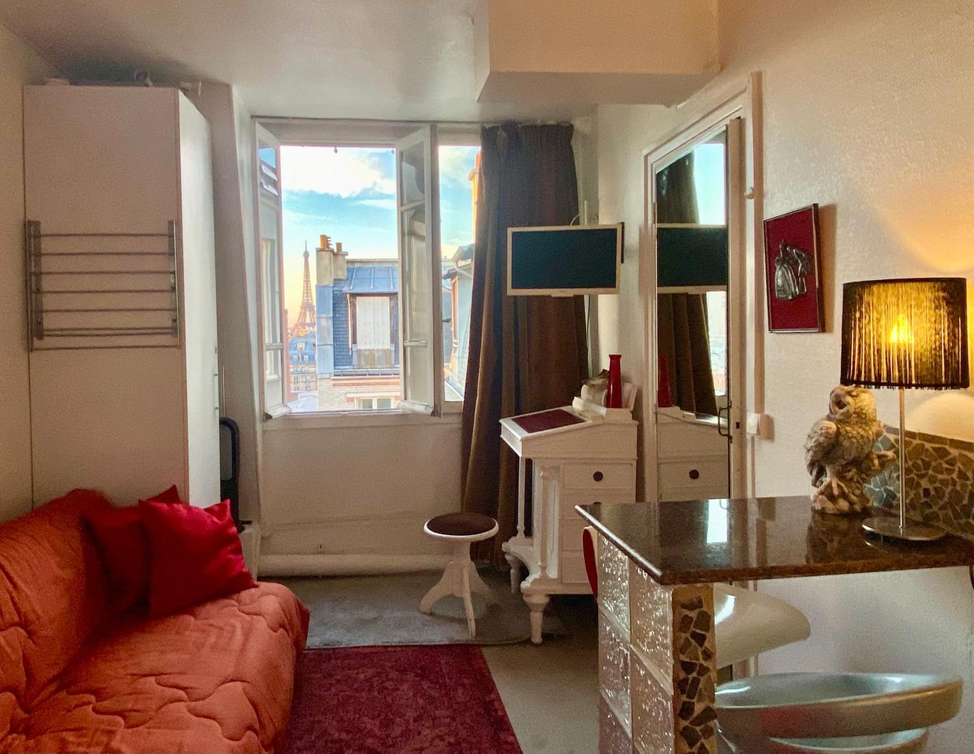 Studio Chic Paris Tour Eiffel Near Eiffel Tower 7Th Floor المظهر الخارجي الصورة